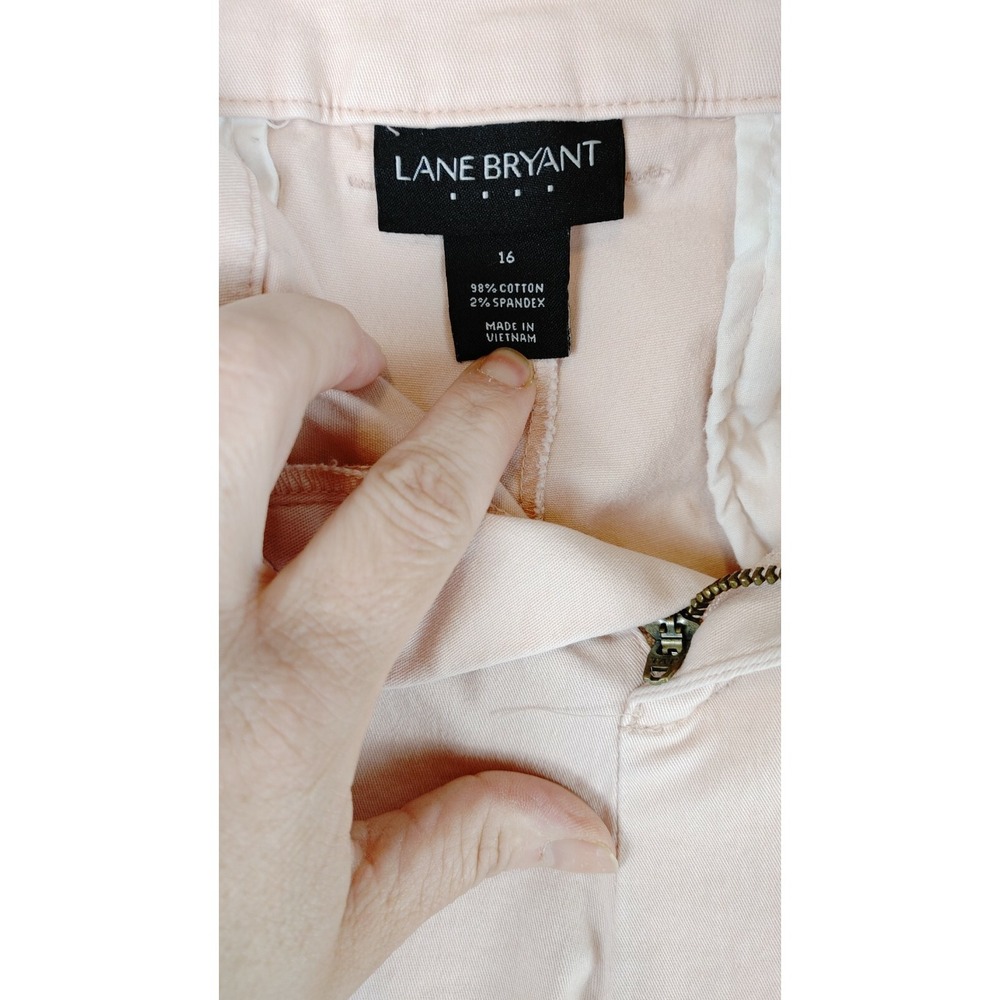 LANE BRYANT PINK SKINNY PANTS SIZE 16 - Picture 7 of 7